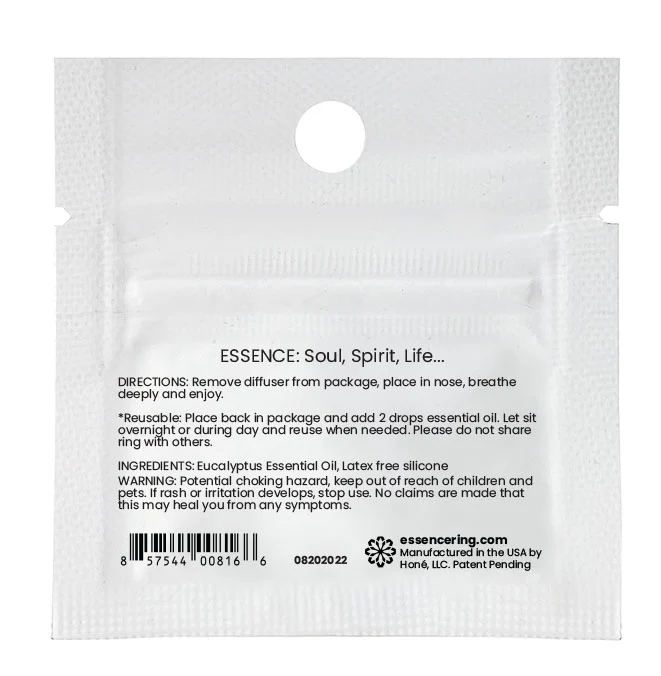Eucalyptus Scent Nasal Diffuser Ring - Image 3