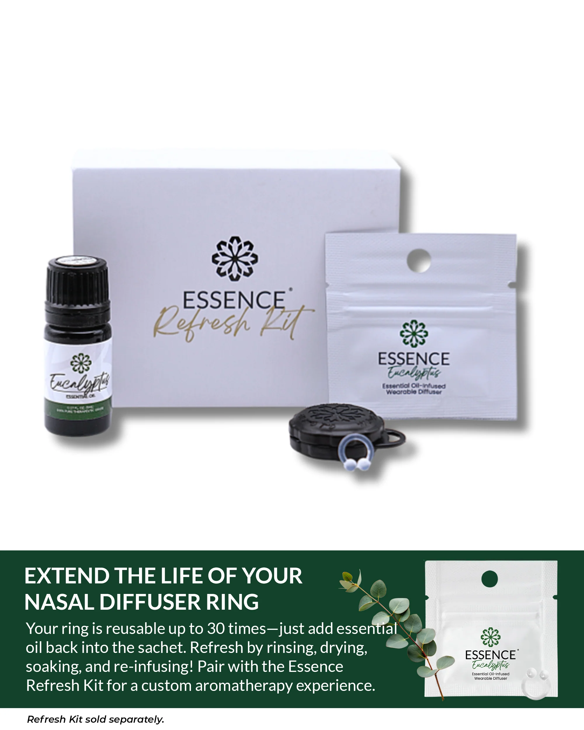 Eucalyptus Scent Nasal Diffuser Ring - Image 8