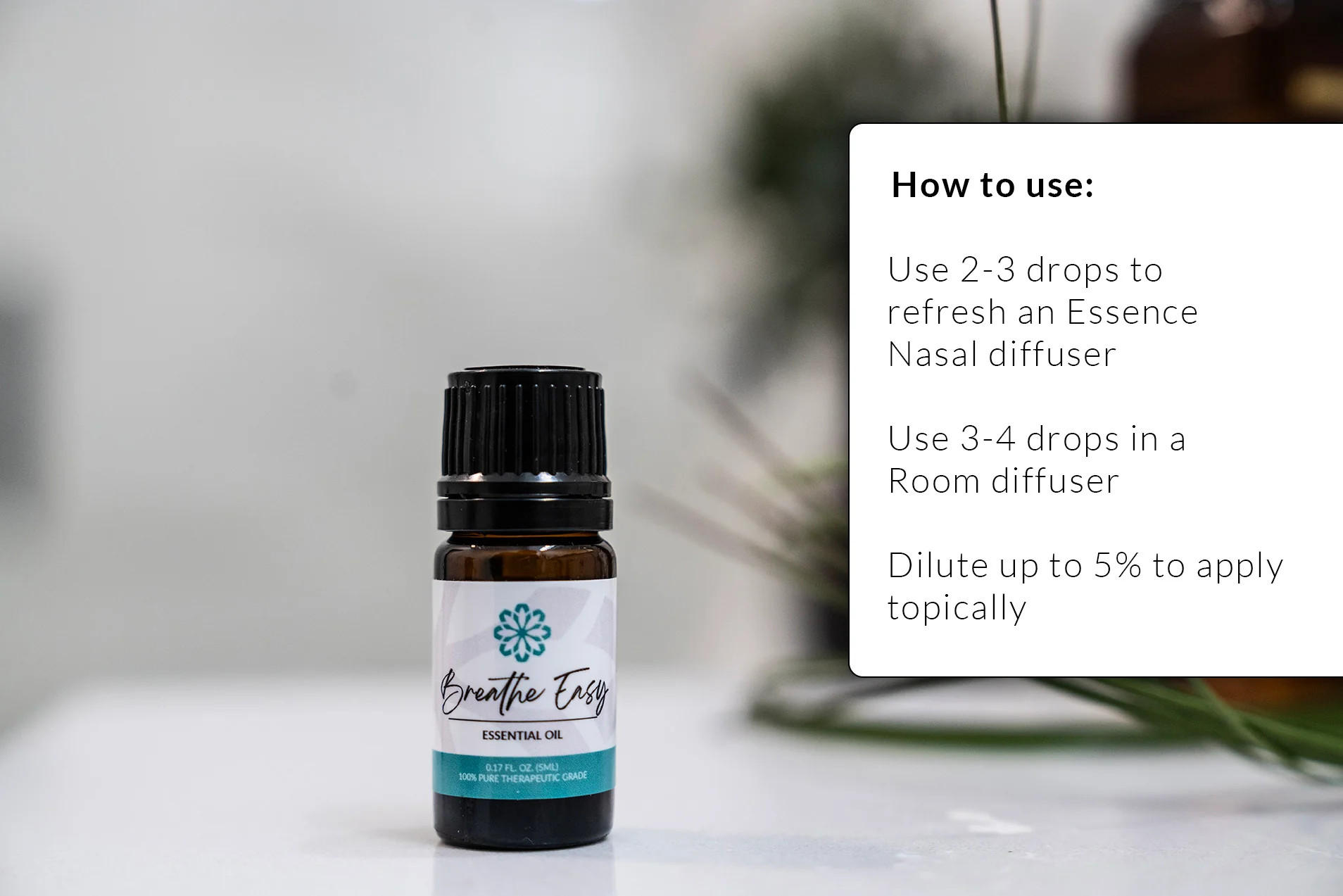 Breathe Easy Blend Essential Oil 5mL - Pure & Therapeutic for Allergy & Cold Relief - Image 2
