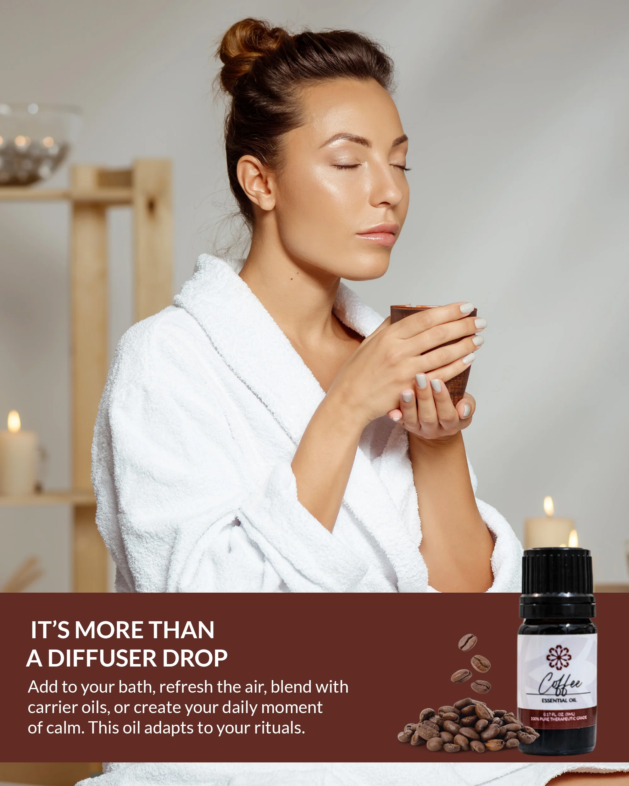Coffee Essential Oil 5ml - Energizing & Uplifting - Image 6