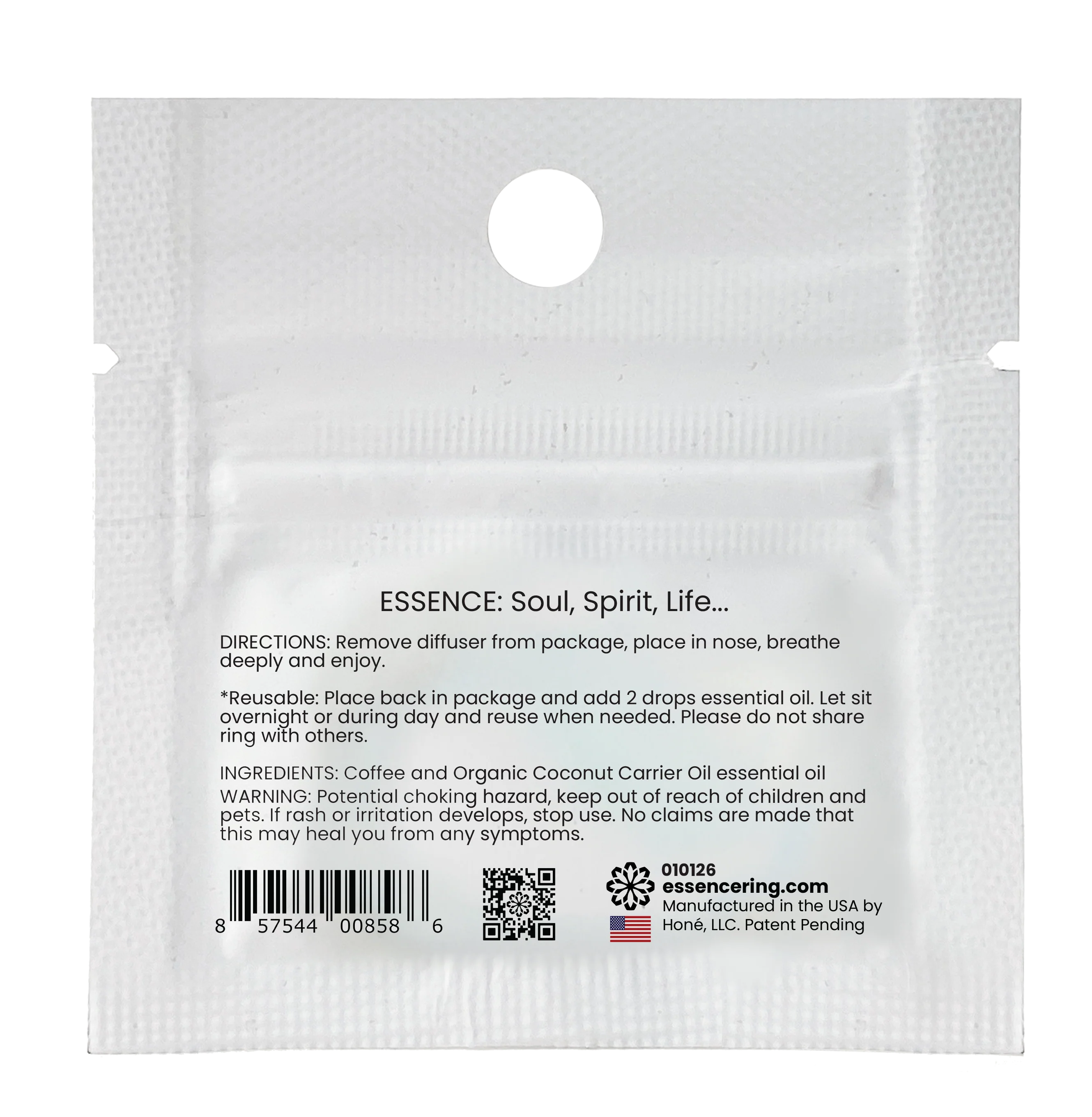 Coffee Scent Nasal Diffuser Ring - Image 3
