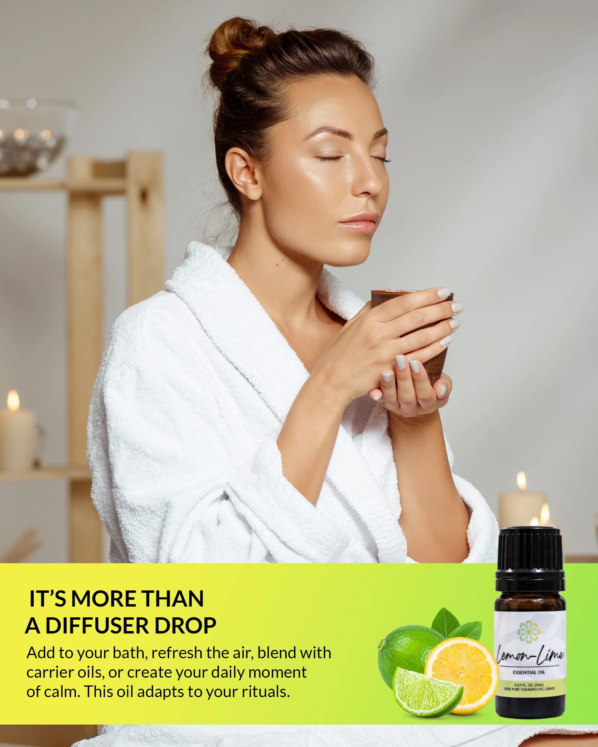 Lemon-Lime Essential Oil 5mL - Pure, Therapeutic Grade for Natural Cleansing & Uplift - Image 6