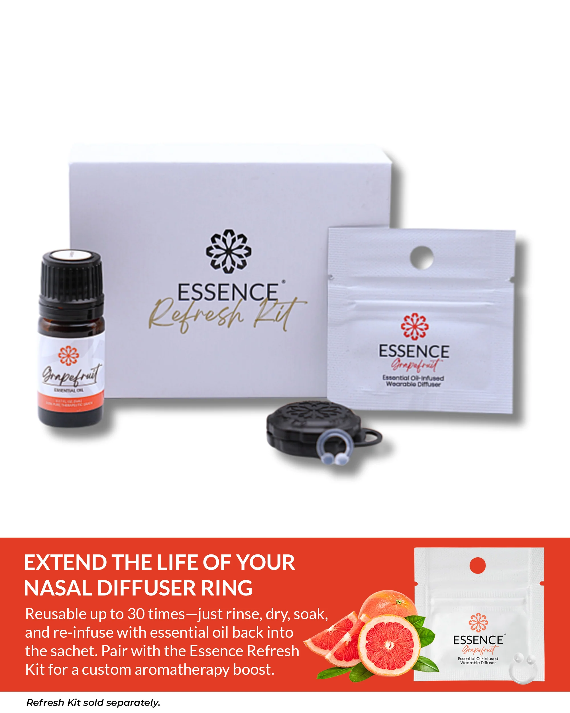 Grapefruit Scent Nasal Diffuser Ring - Image 8