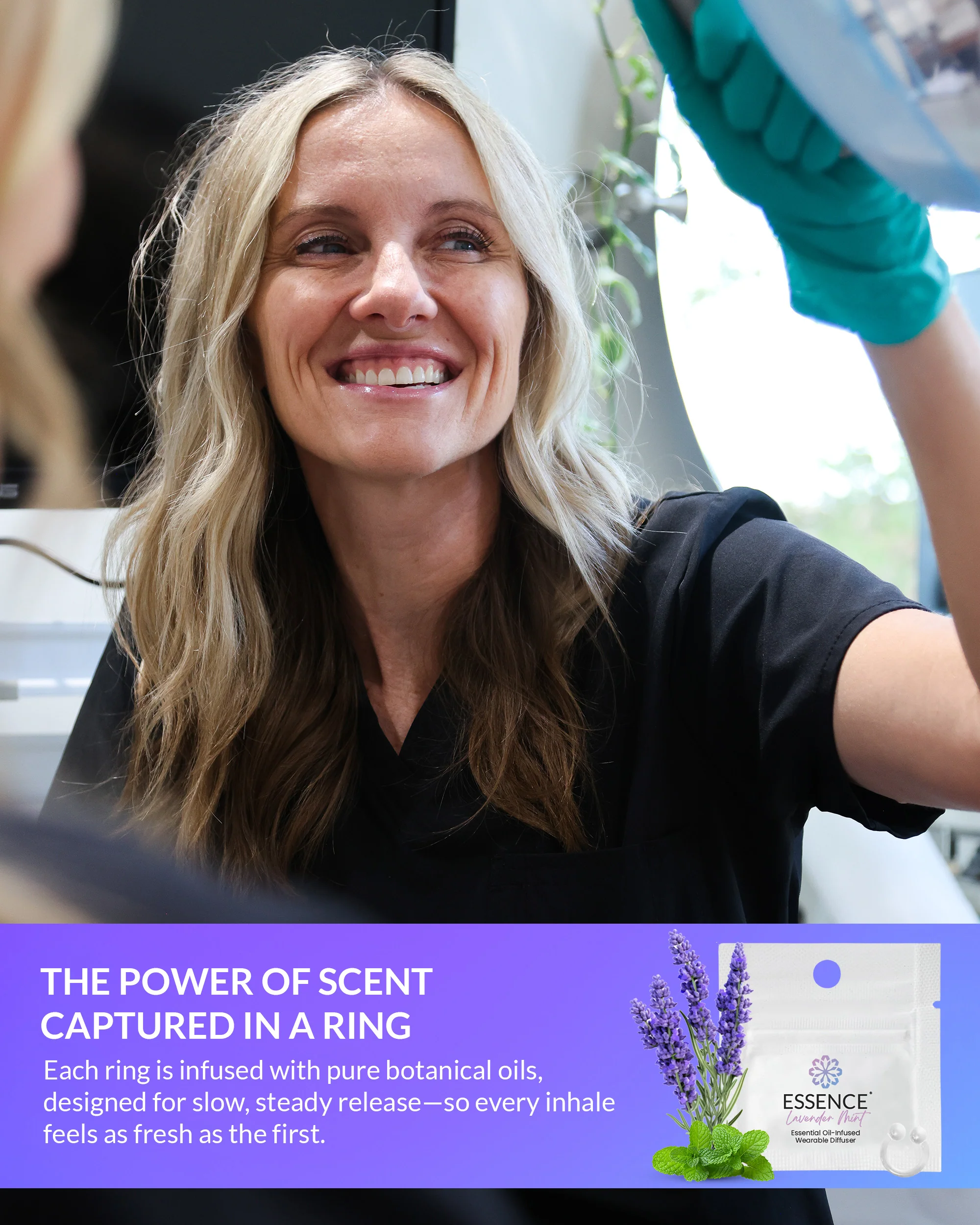 Lavender Mint Nasal Diffuser Ring - Image 7