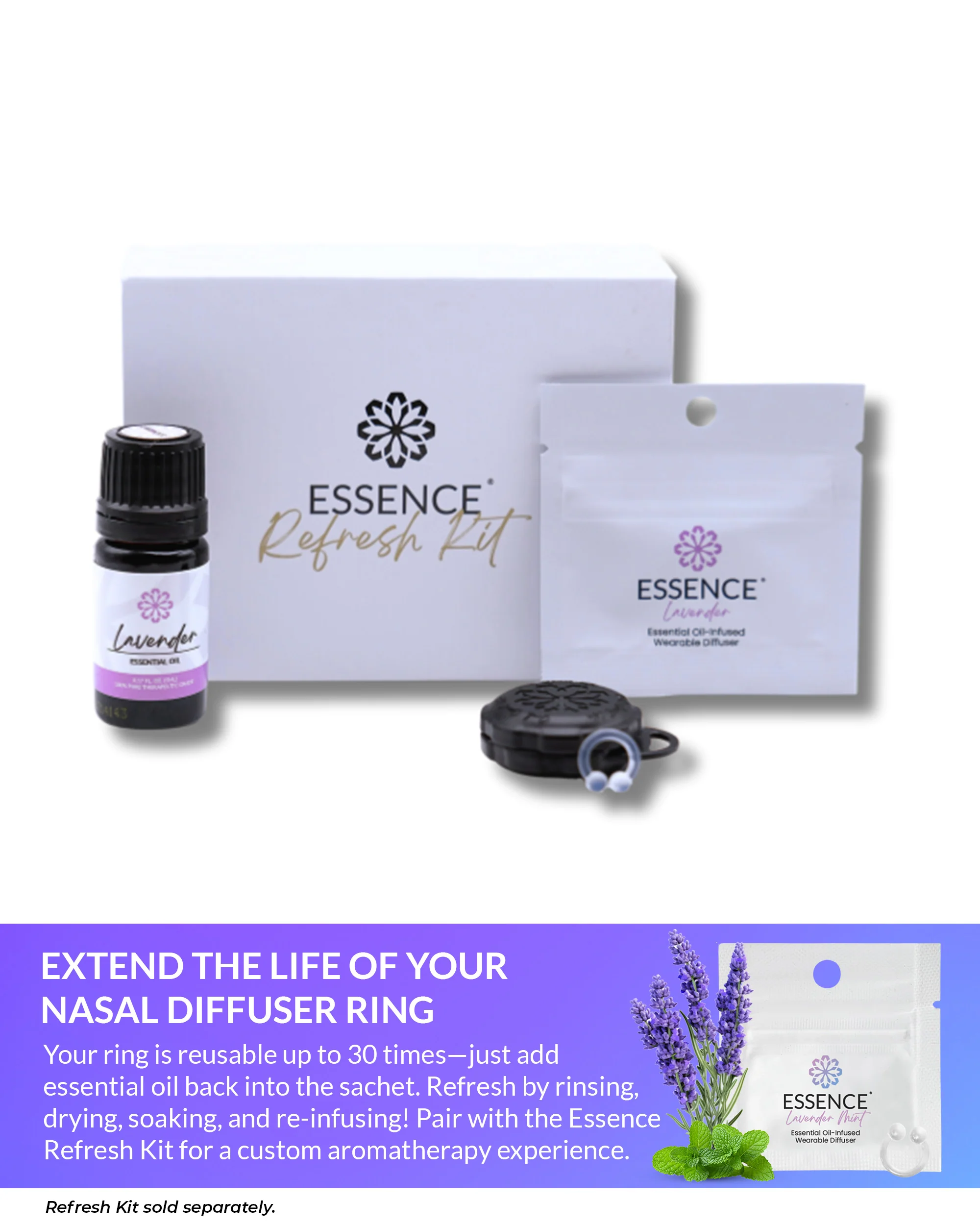 Lavender Mint Nasal Diffuser Ring - Image 8