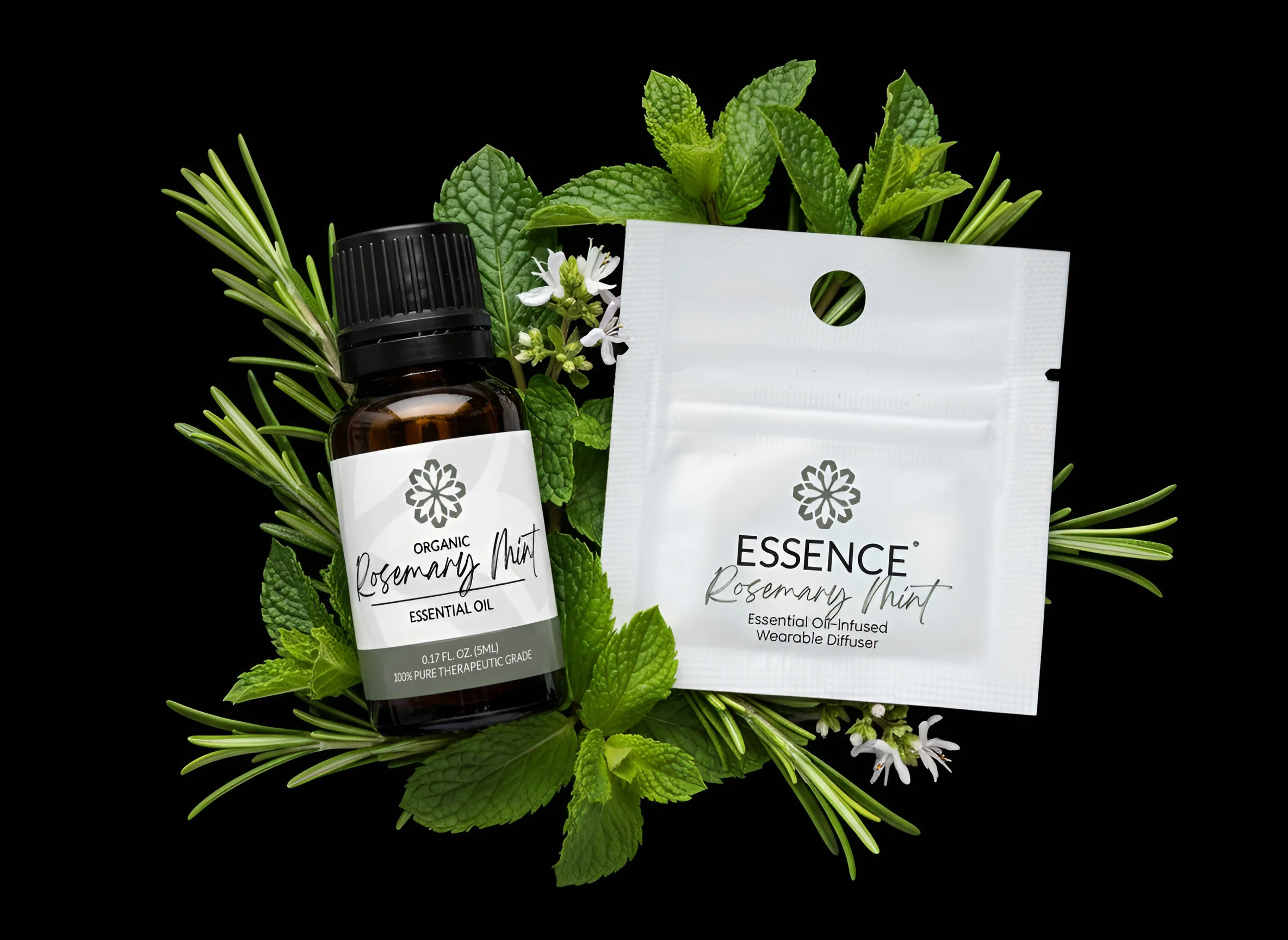 Rosemary Mint Essential Oil – 5 mL Bottle - Image 4