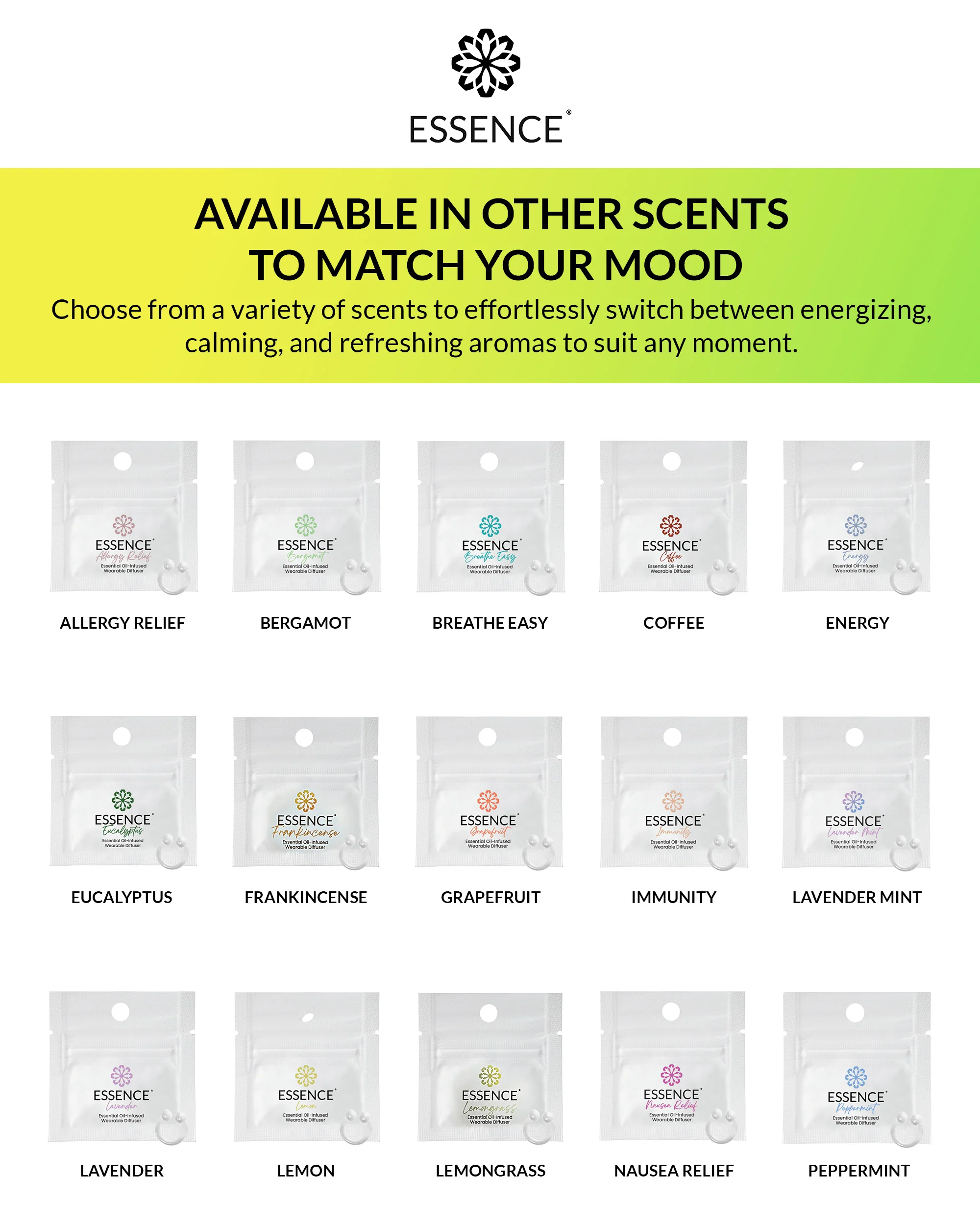 Lemon-Lime Scent Nasal Diffuser Ring - Image 9