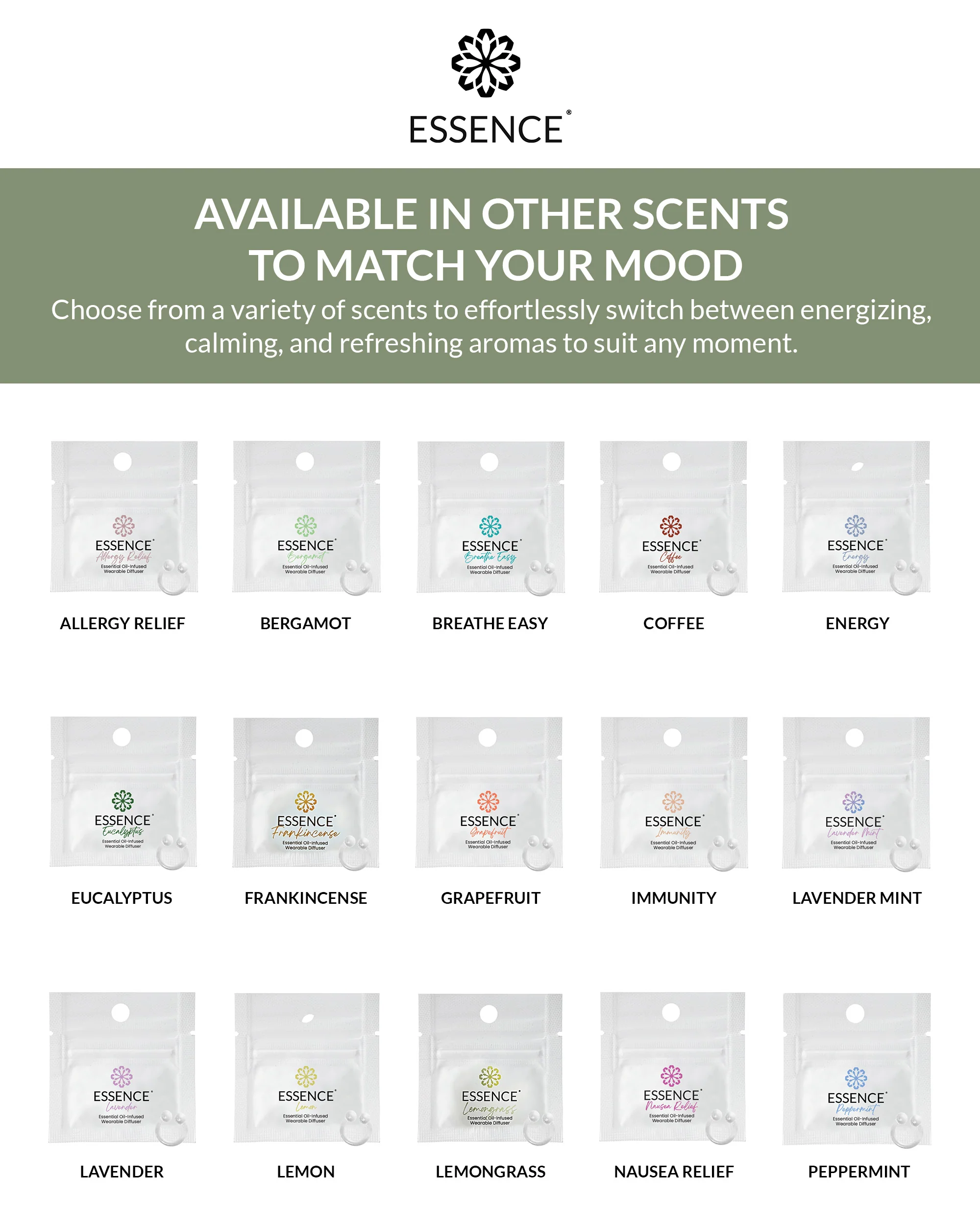 Lemongrass Scent Nasal Diffuser Ring - Image 9