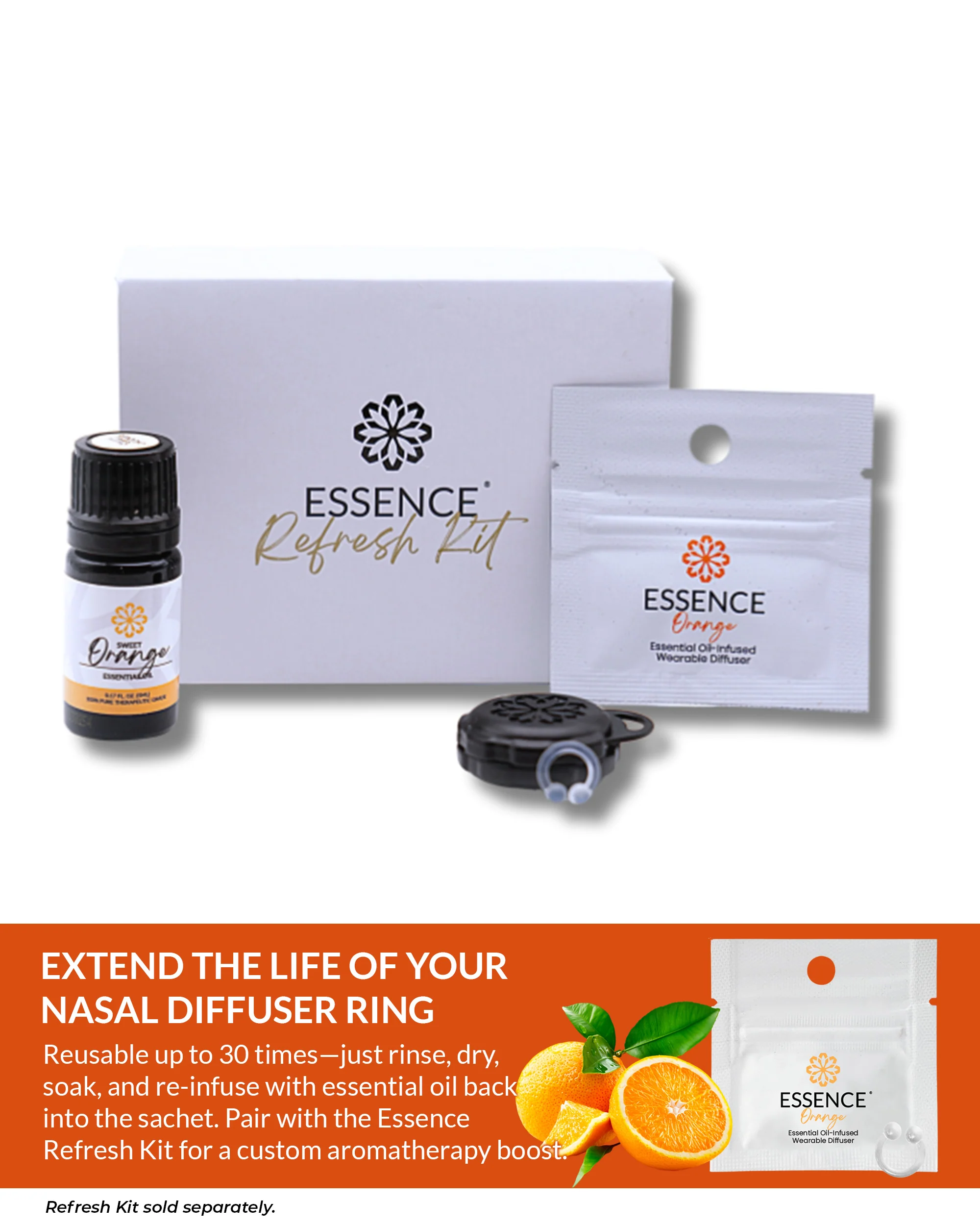 Orange Scent Nasal Diffuser Ring - Image 8