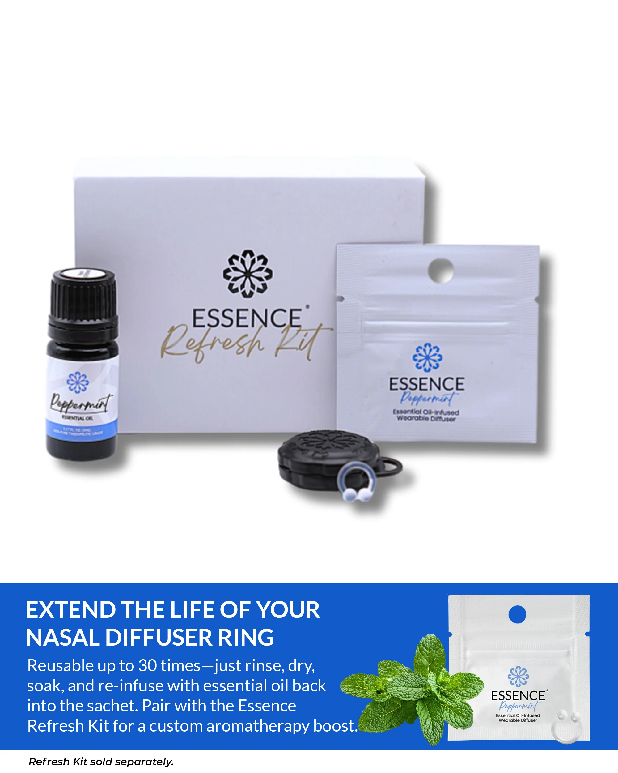 Peppermint Scent Nasal Diffuser Ring - Image 8