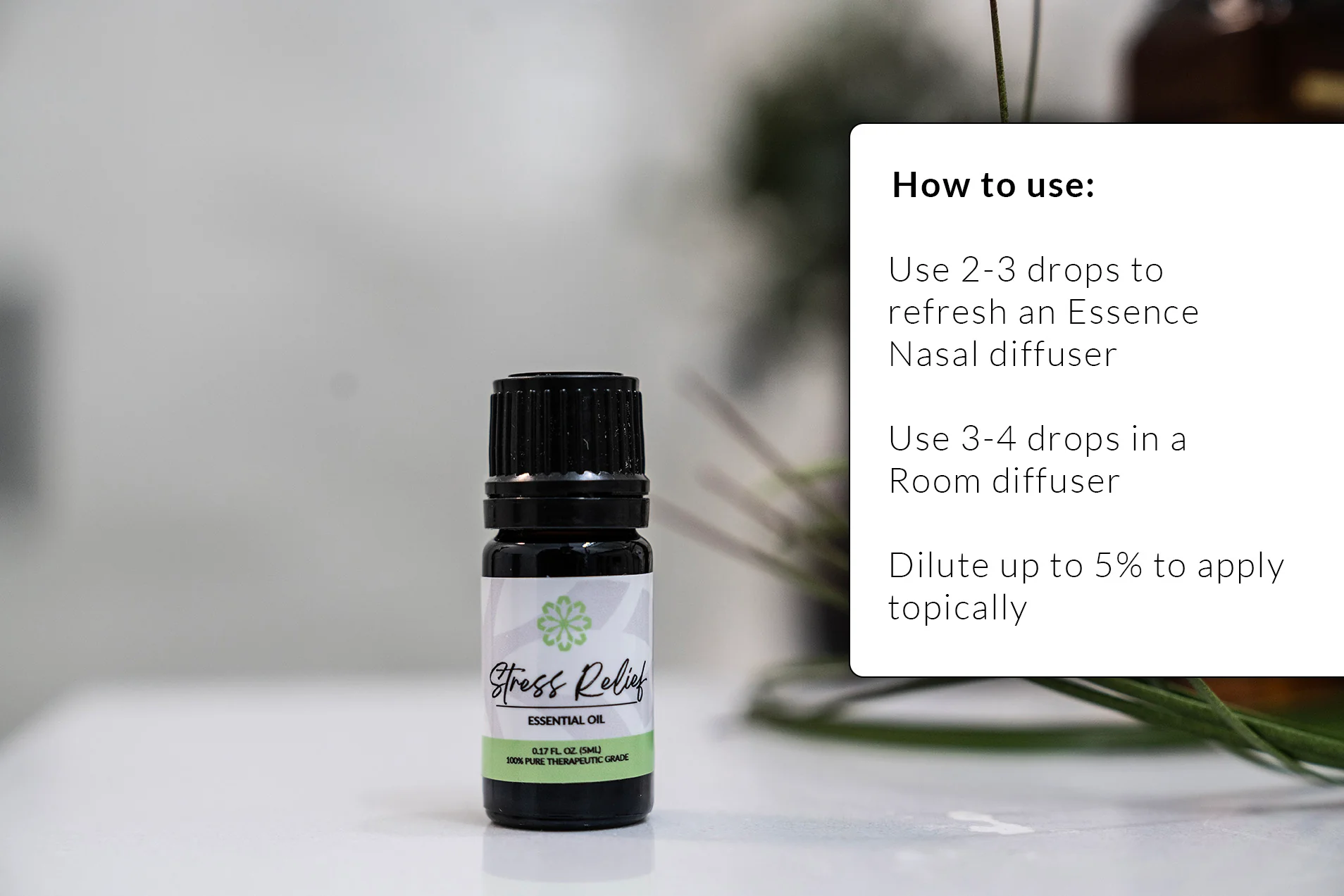 Stress Relief Blend Essential Oil 5mL - Recharge Your Well-Being - Image 2